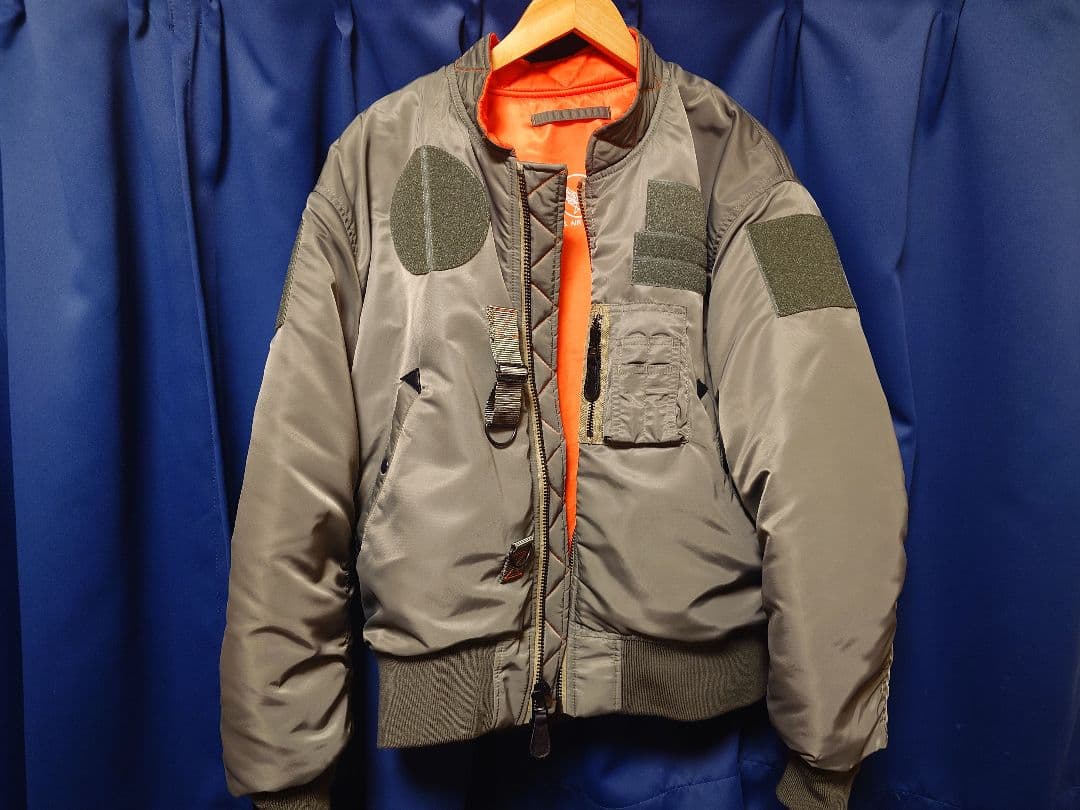 U.S. AIR FORCE MA-1ジャケット グレー