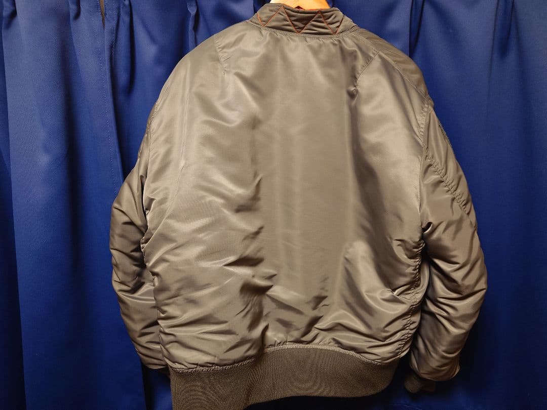 U.S. AIR FORCE MA-1ジャケット グレー