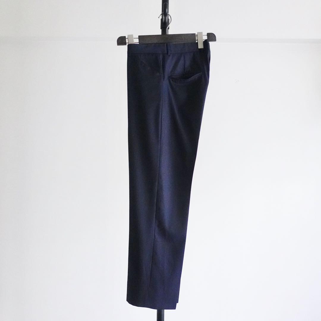 【イタリア製】EMPORIO ARMANI ウールソラーロ　セミワイドスラックス