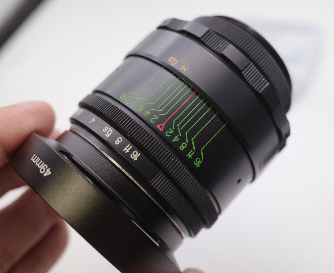 33 未使用　ぐるぐるボケレンズ　 ヘリオス　44-2　M42