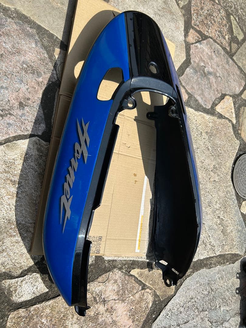 ホーネット250DX用　純正青黒シートカウル