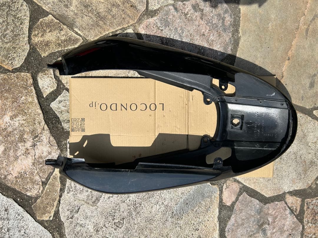 ホーネット250DX用　純正青黒シートカウル