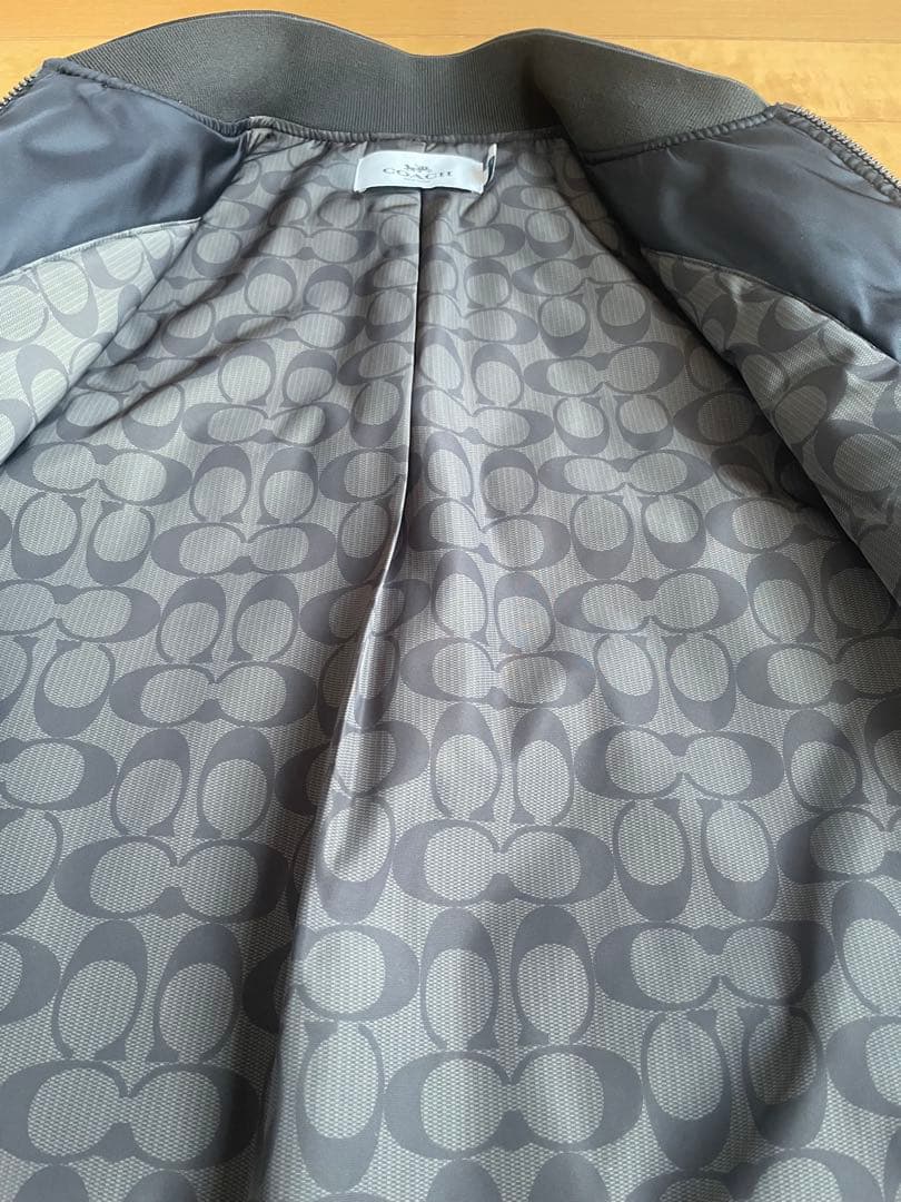 コーチ　MA-1 黒　極美品　F75711 サイズL