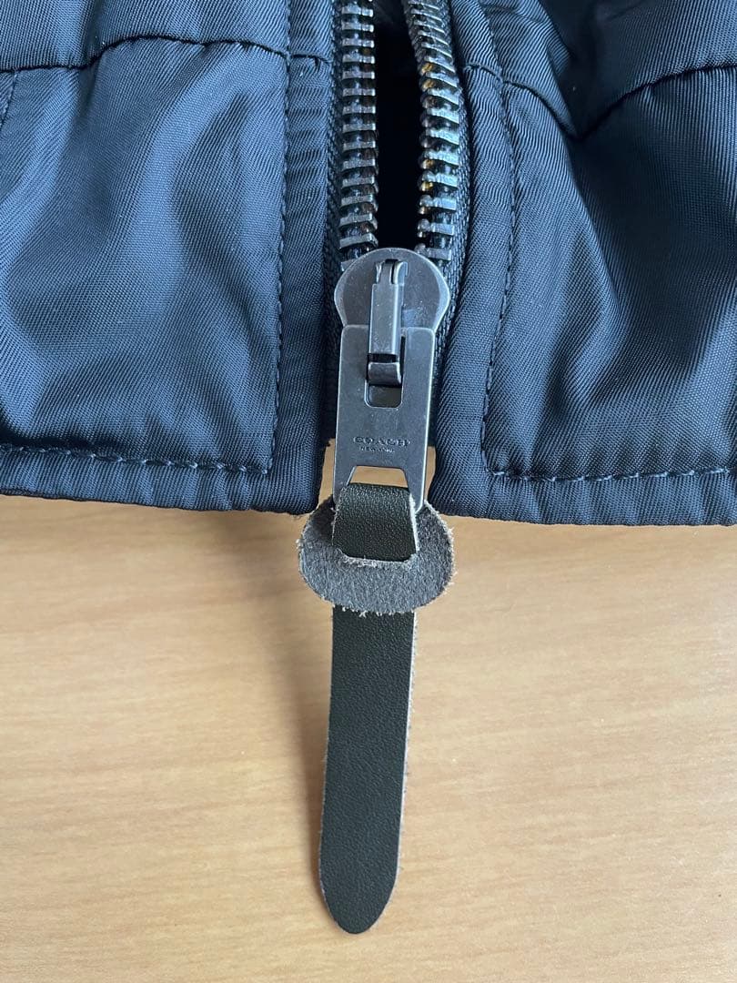 コーチ　MA-1 黒　極美品　F75711 サイズL