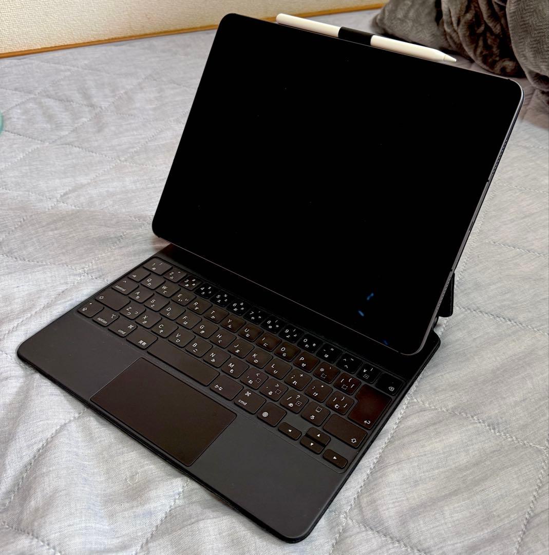 iPad Pro 12.9 第5世代 セルラー　純正キーボード・ペンシルセット