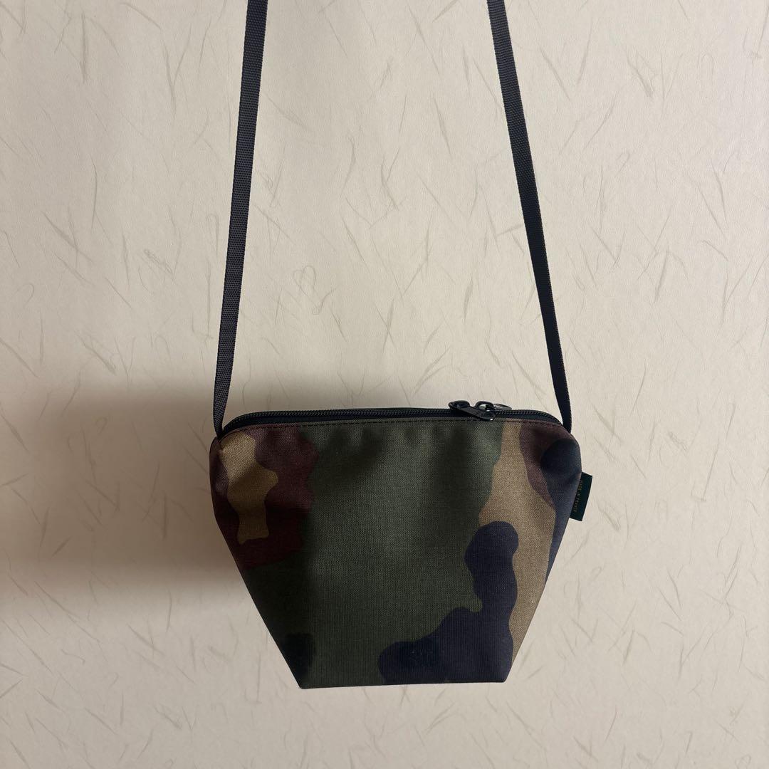 エルベシャプリエ Herve Chapelier カモフラ柄 ショルダーバッグ