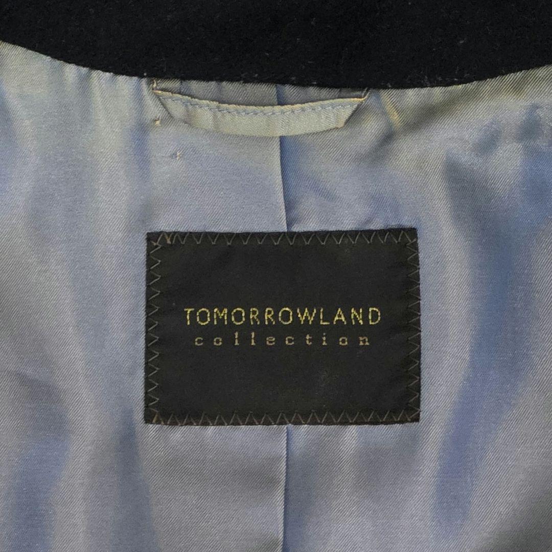 TOMORROWLAND　ロングコート　ウールコート　カシミヤ　ブラック　M
