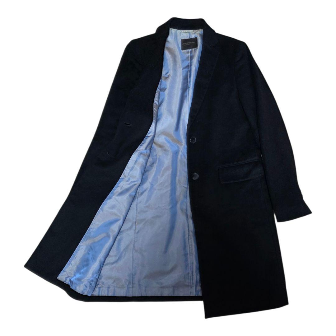 TOMORROWLAND　ロングコート　ウールコート　カシミヤ　ブラック　M