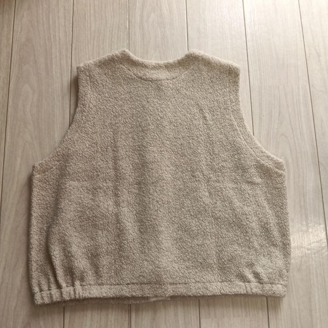 かぐれ ウール混ボアベスト アーバンリサーチ 美品 フリーサイズ 日本製