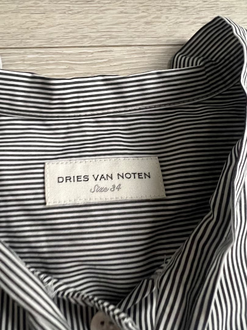専用品 DRIES VAN NOTEN シャツワンピース ロング ストライプ