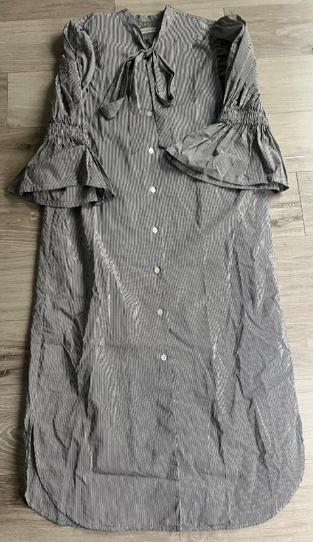 専用品 DRIES VAN NOTEN シャツワンピース ロング ストライプ