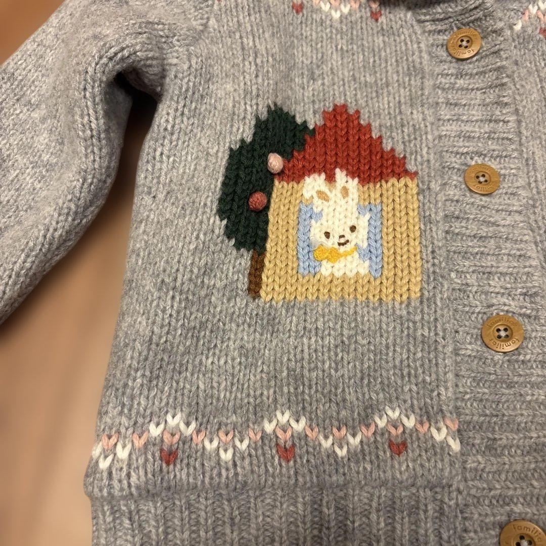 ファミリア　カウチンジャケット　サイズ110