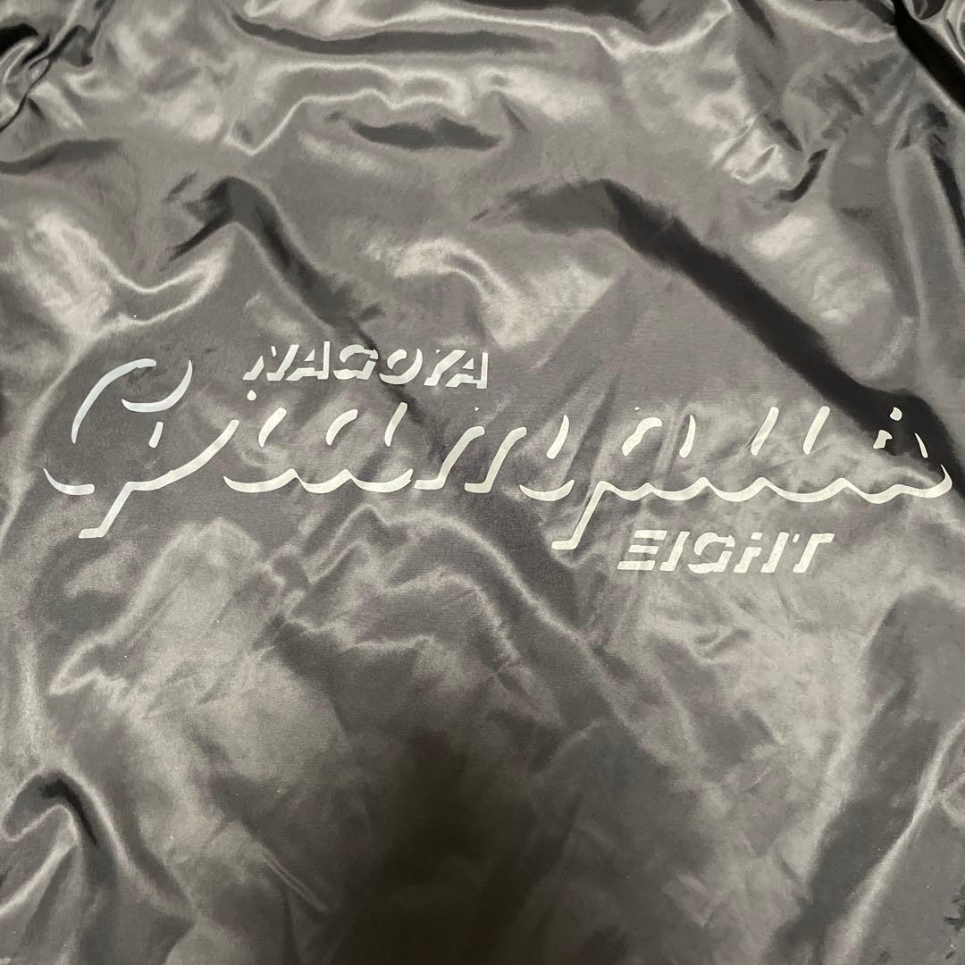 希少品 名古屋グランパスエイト NGE エンブレムワッペン刺繍 ベンチコート 黒