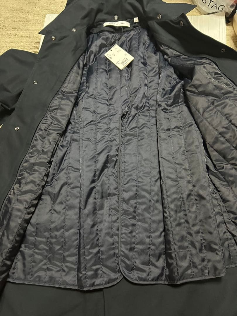 新品未使用品　UNIQLO AND LEMAIRE フーテッドコート　ブラック