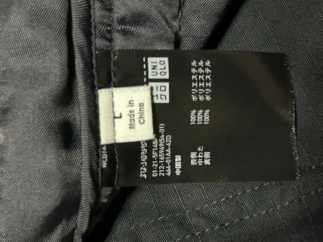 新品未使用品　UNIQLO AND LEMAIRE フーテッドコート　ブラック