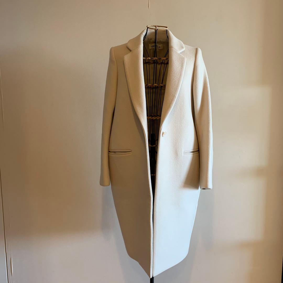 ENFOLD エンフォルド メルトン コクーン チェスターコート 36