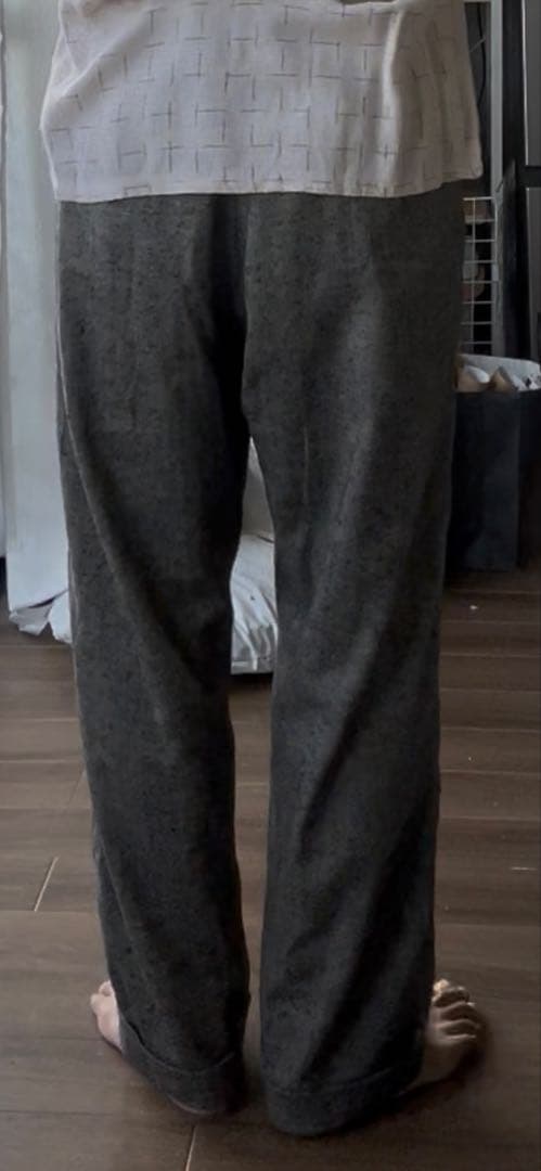 50s 60s USA製 絣 カスリ スラブ レーヨン スラックス