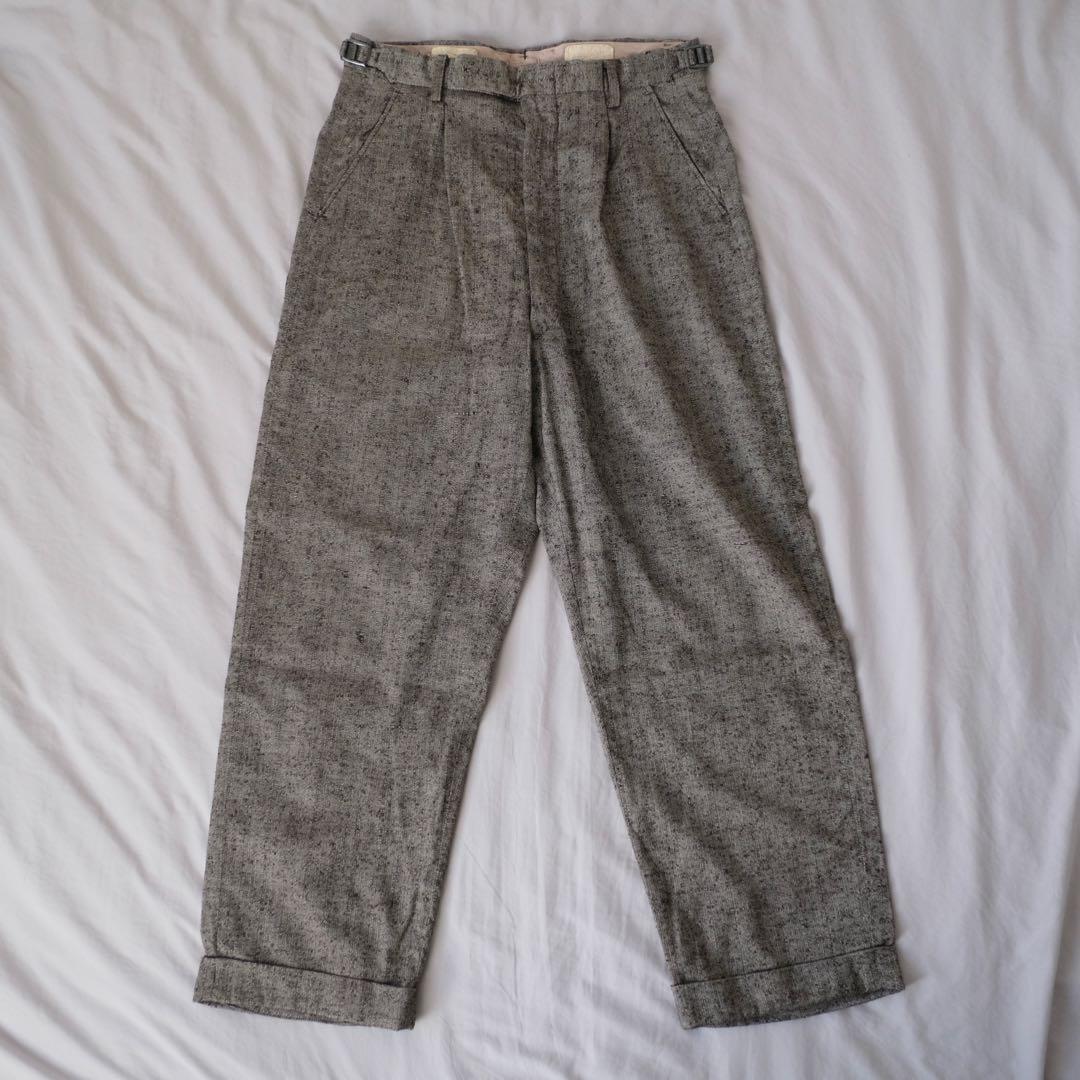 50s 60s USA製 絣 カスリ スラブ レーヨン スラックス
