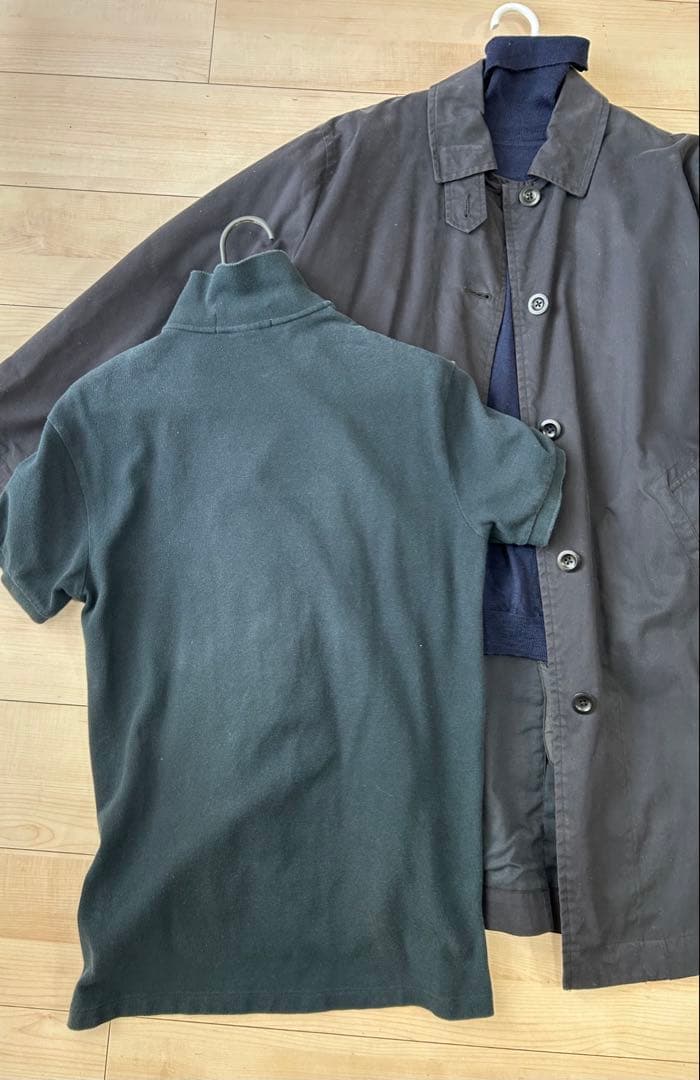 MHLサイズL黒か紺ワークコート・ダウンライナー・撥水