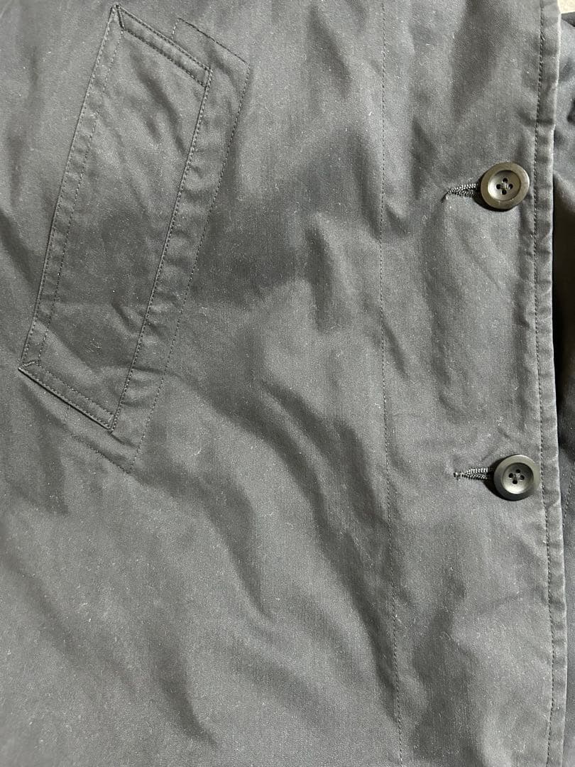 MHLサイズL黒か紺ワークコート・ダウンライナー・撥水