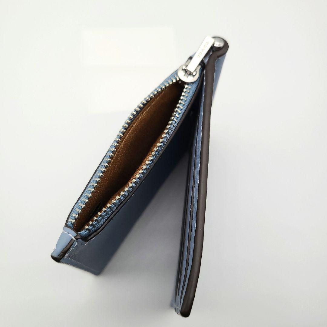COACH マネークリップ 新品 ライトブルー 新作カラー メンズ ユニセックス