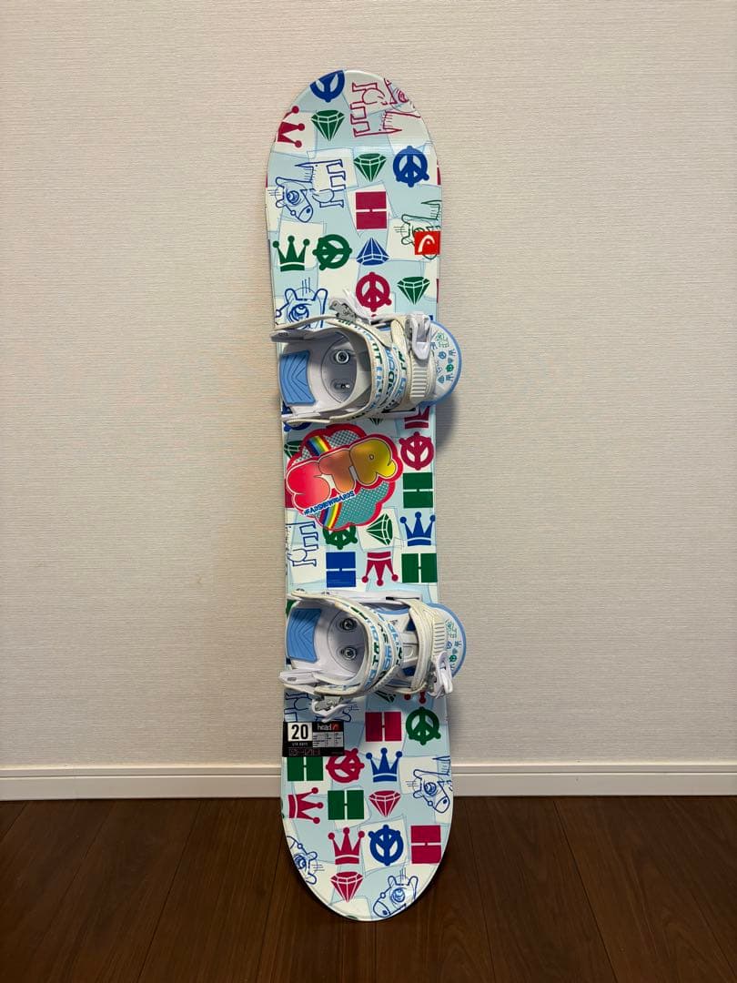 キッズ　スノーボード　HEAD STR 120 ビンディングセット