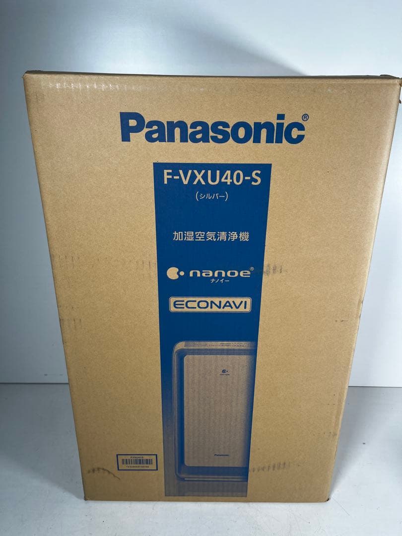 パナソニック 加湿 空気清浄機 ナノイー エコナビ　F-VXU40-S