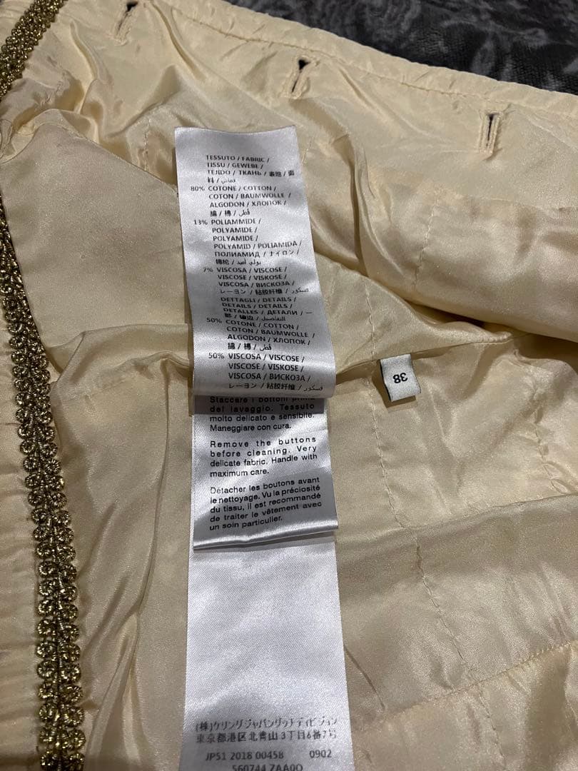 gucci ツイードベスト