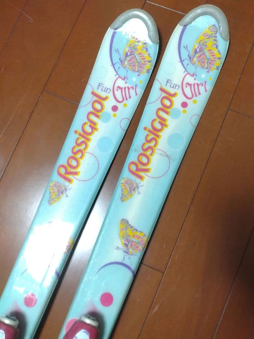 【ROSSIGNOL☆】130cm　スキー板セット♪　送料無料！