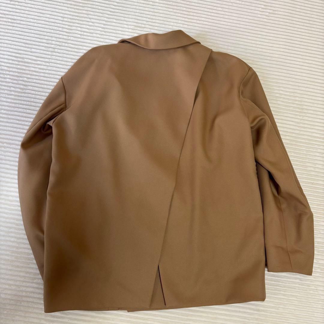オーバーサイズテーラードジャケット ベージュ ELENDEEK