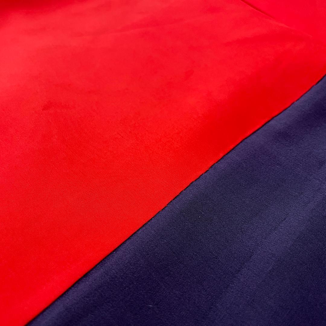 訪問着 一つ紋 正絹 ちりめん 金彩 折り鶴 紫 アンティーク着物 A-2722