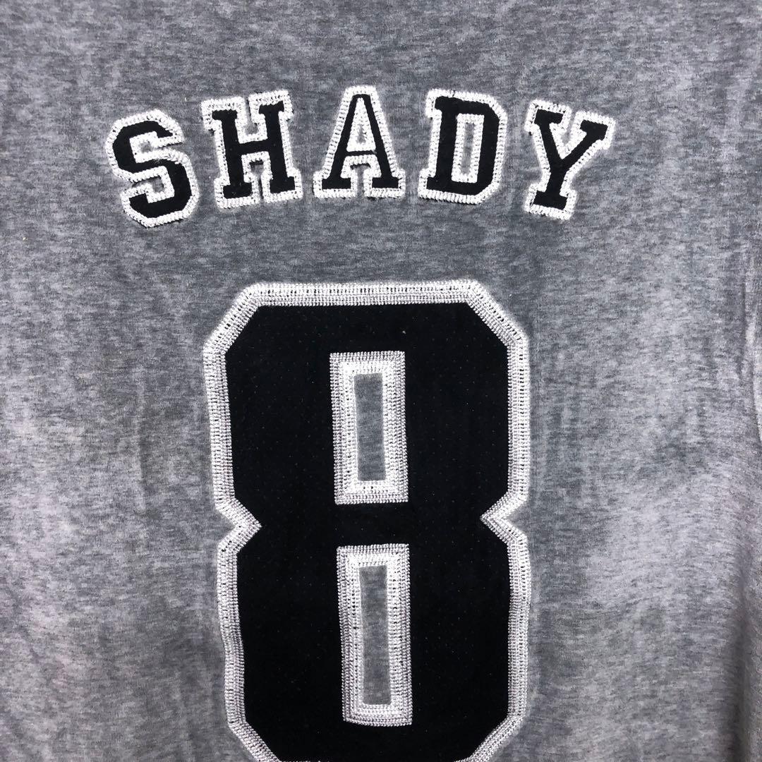 SHADY ltd エミネム オールド 00s古着 ベロア ユニフォームシャツ