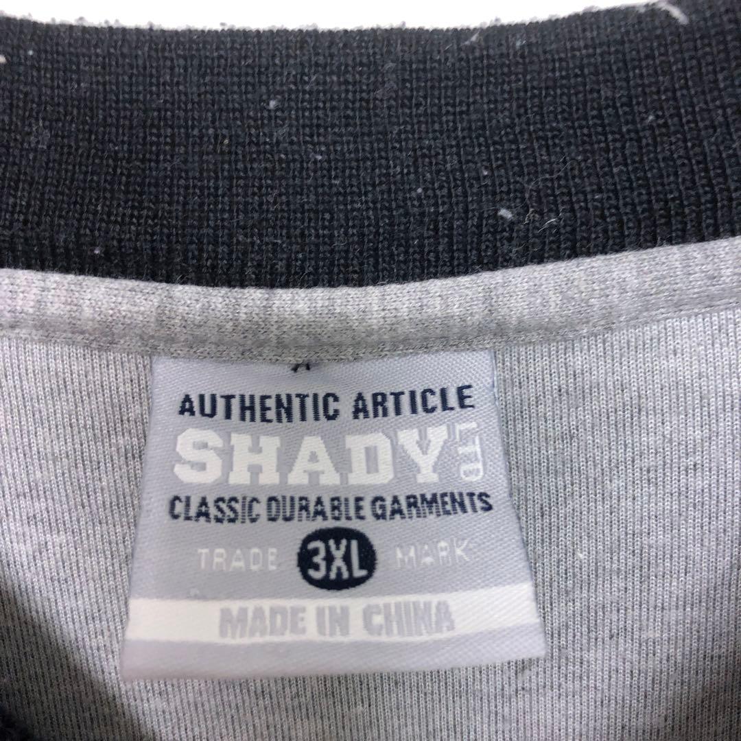 SHADY ltd エミネム オールド 00s古着 ベロア ユニフォームシャツ