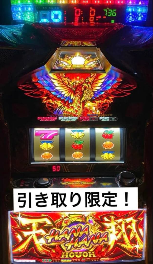 引き取り限定！パチスロ実機 Sハナハナ鳳凰天翔30 データカウンターセット