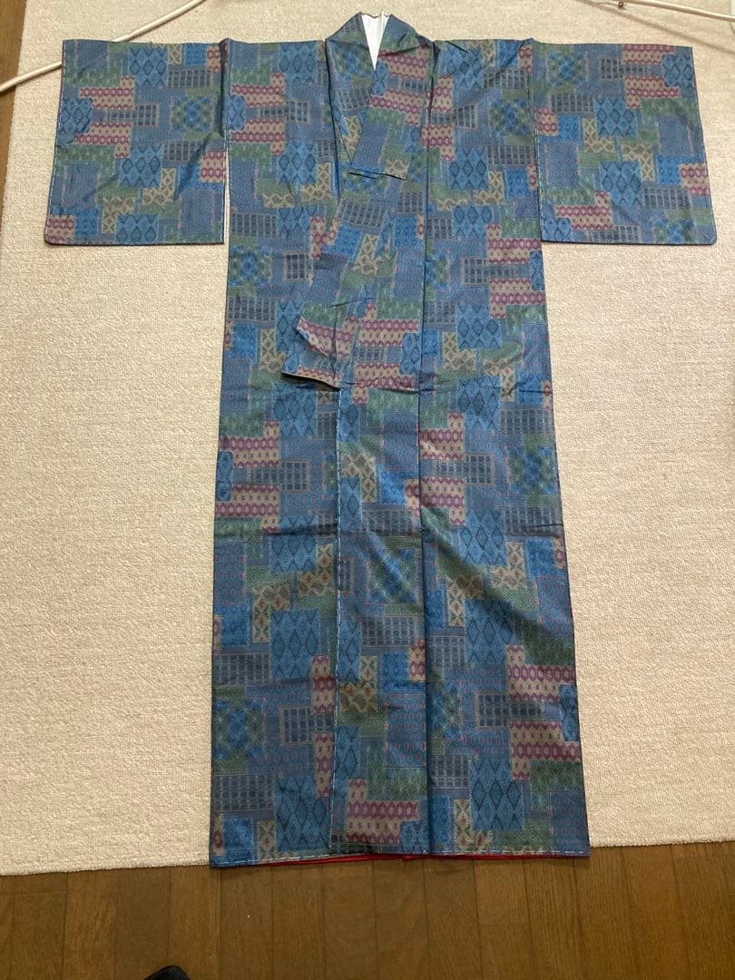 新品大島紬小紋着丈155センチ