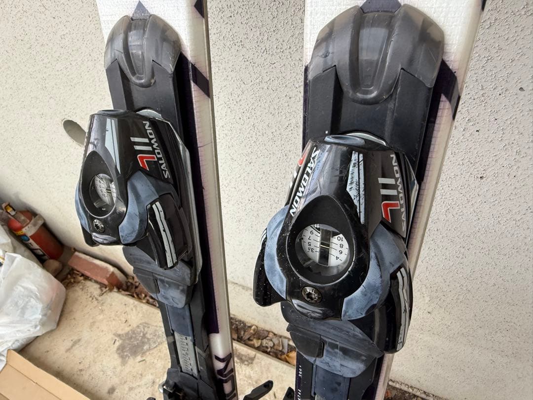 SALOMON Xwing 8 スキー板 166cm ストック付き