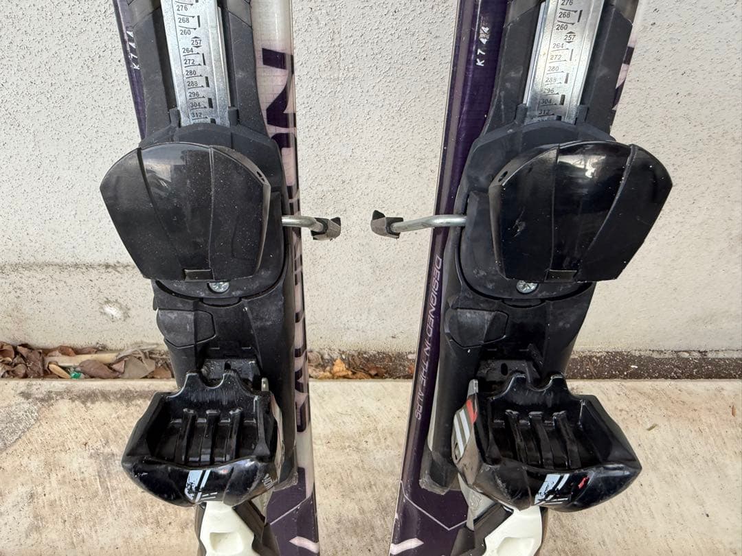 SALOMON Xwing 8 スキー板 166cm ストック付き