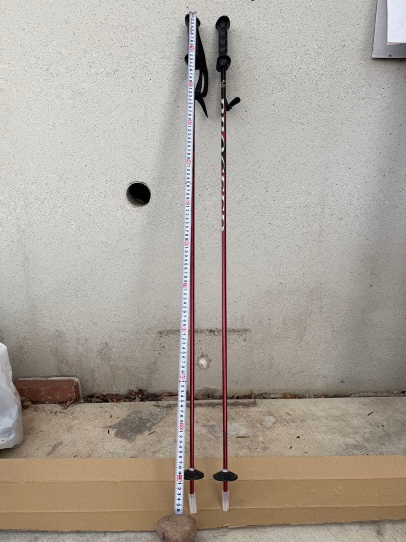 SALOMON Xwing 8 スキー板 166cm ストック付き