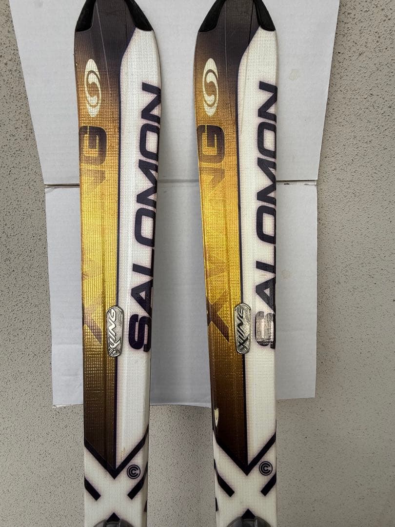 SALOMON Xwing 8 スキー板 166cm ストック付き