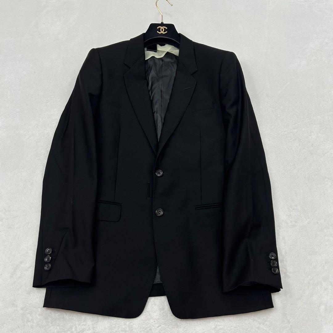 G654 M エヌハリウッド コンパイルライン スーツ上下 ブラック メンズ