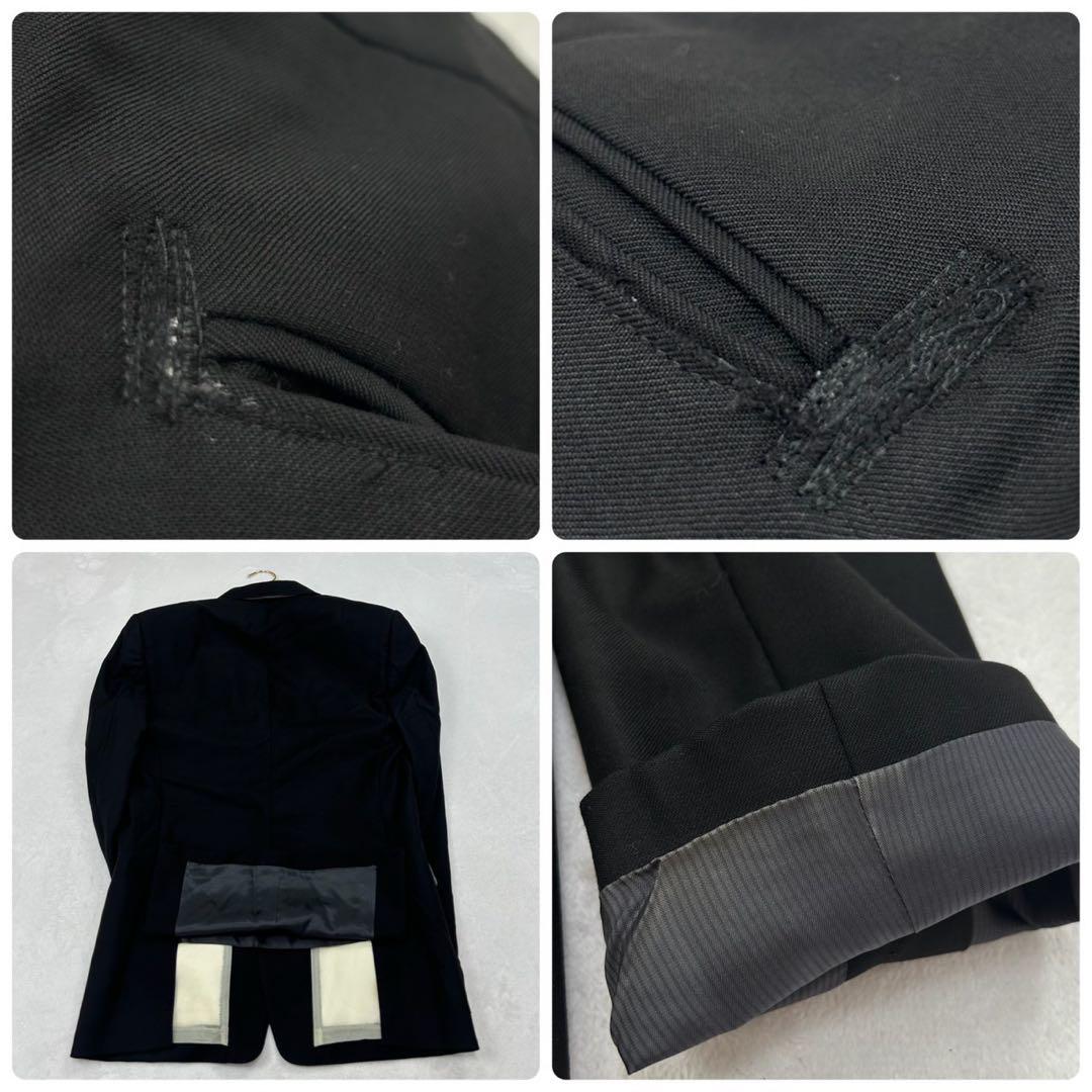 G654 M エヌハリウッド コンパイルライン スーツ上下 ブラック メンズ