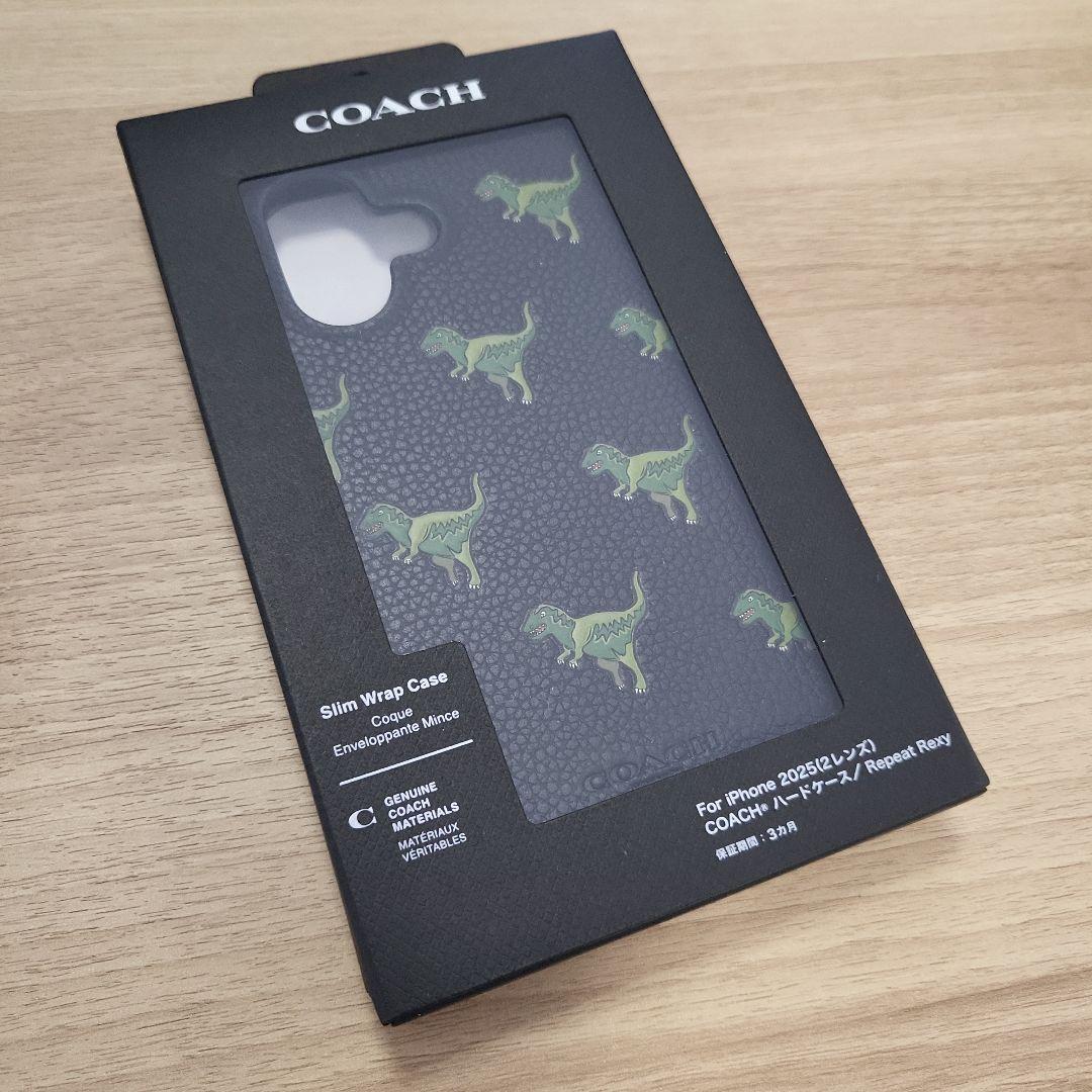iPhone17 COACH（R）ハードケース／Repeat Rexy