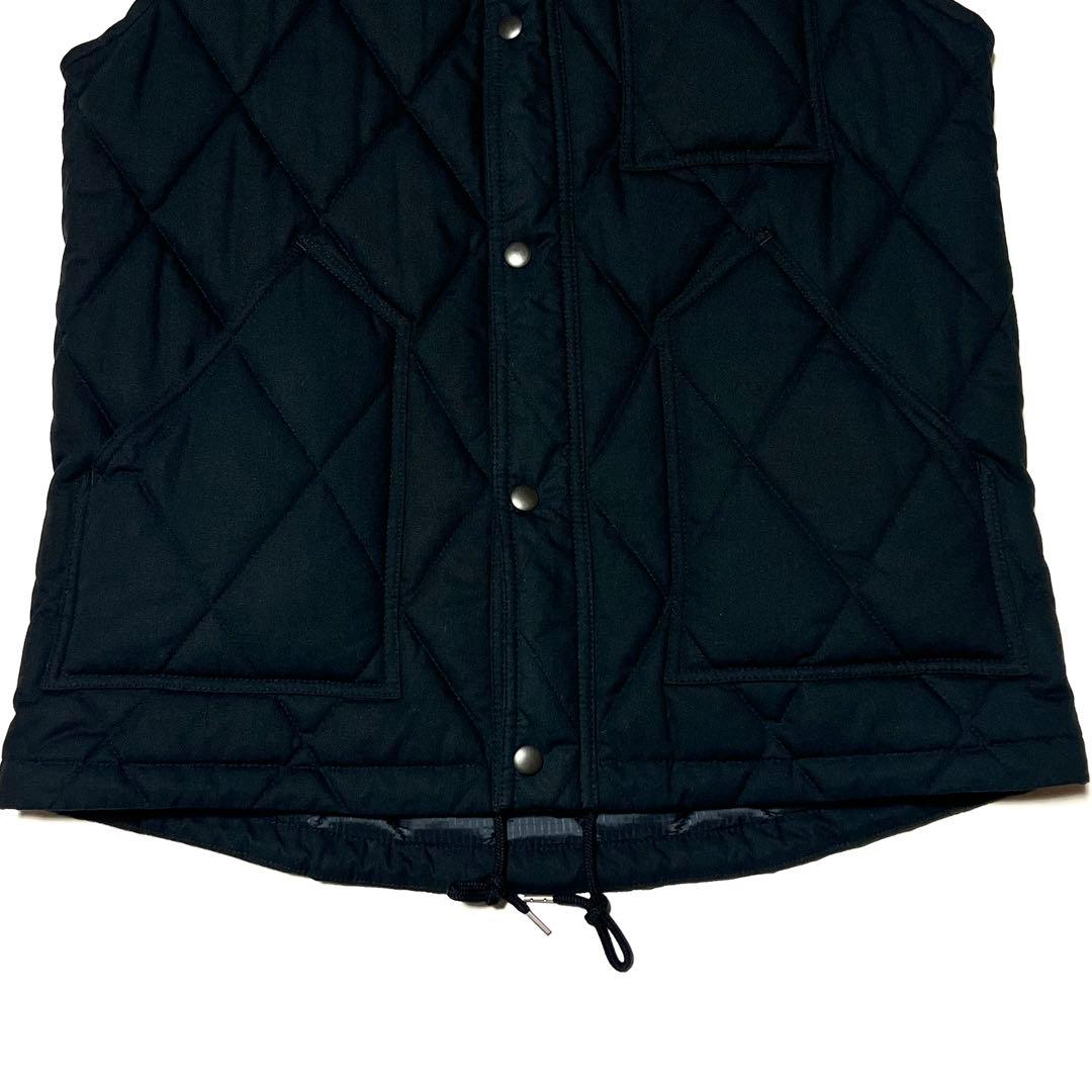 WESTRIDE VEST ウエストライド キルティングベスト ブラック