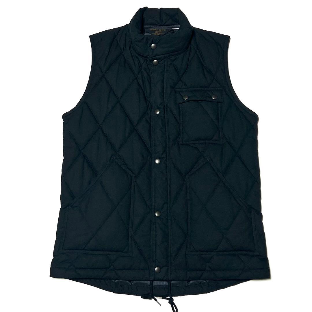 WESTRIDE VEST ウエストライド キルティングベスト ブラック
