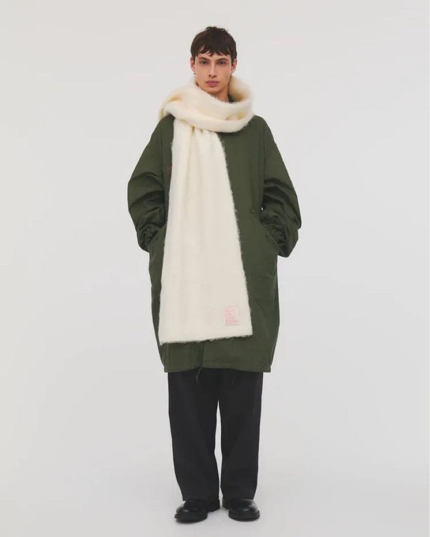 Ieefar イーファー MUFFLER L (Opal White)