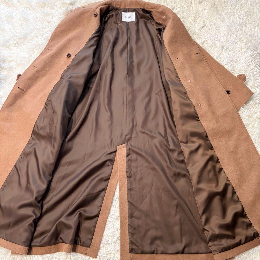 ✨極美品✨ スローブイエナ 23AW カシミヤ混ウールトレンチコート マキシ丈
