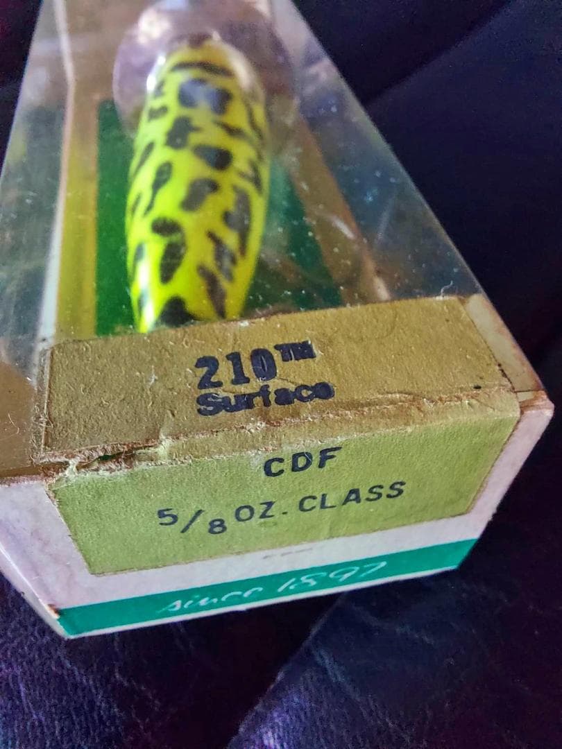 再値下げ激レア未開封 オールドへドンOLD Heddon 210トップウォーター