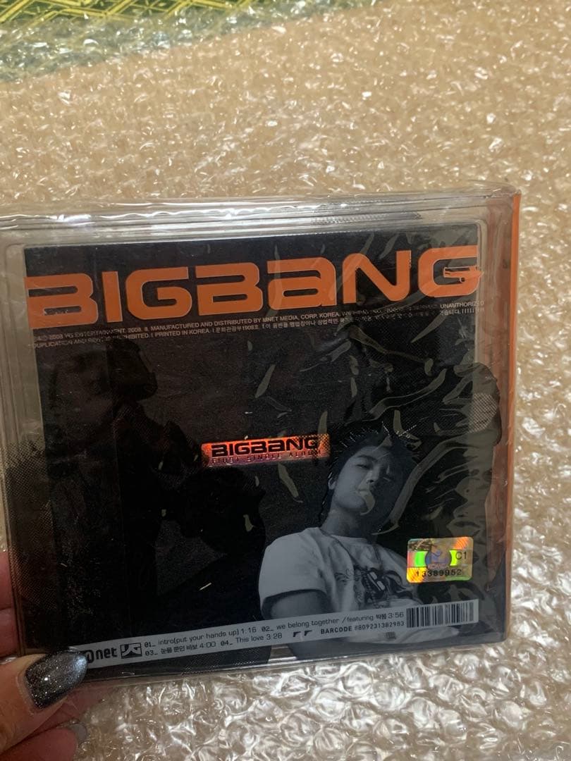 BIGBANG FIRST SINGLE CD G-DRAGONフィルム付