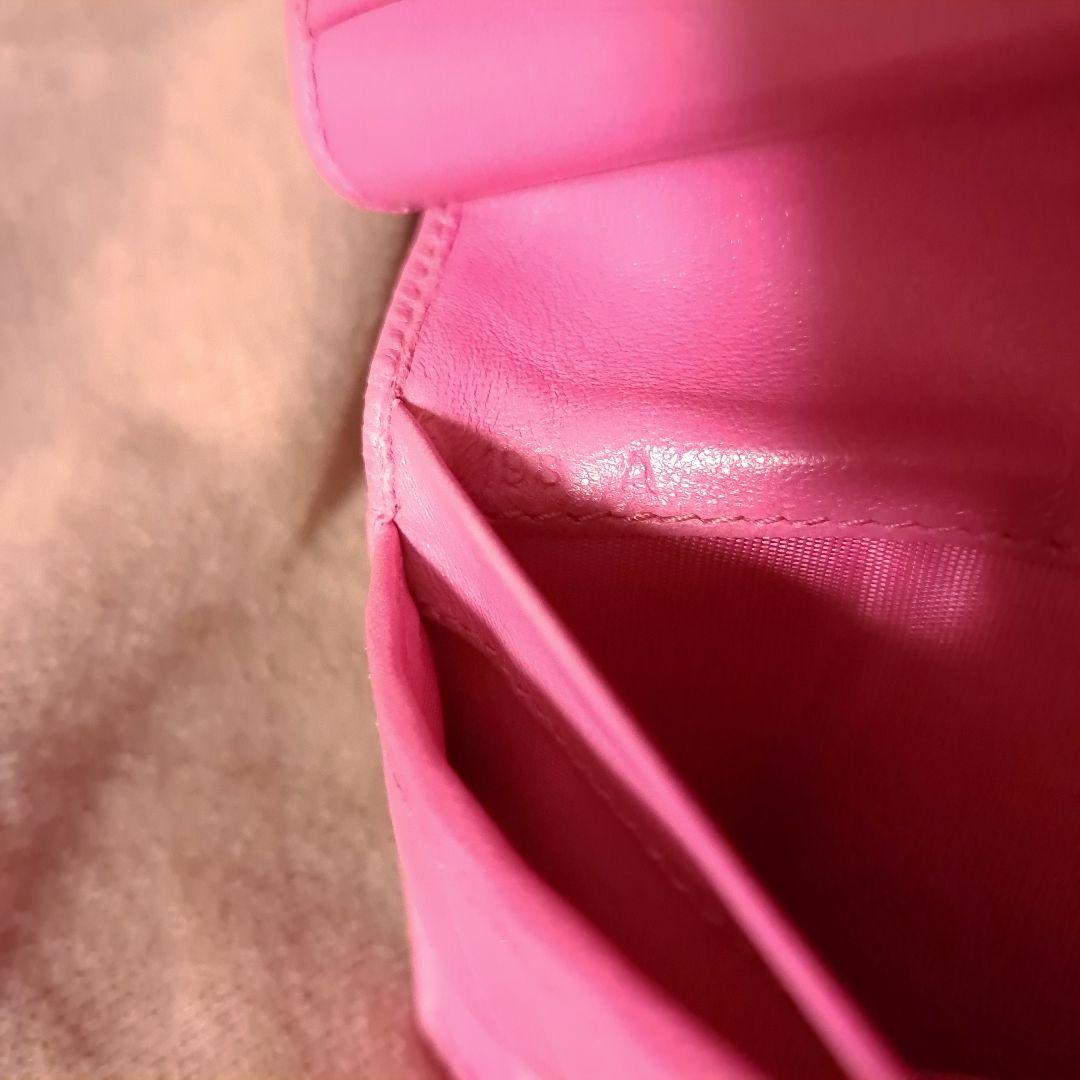 MIU MIU ミュウミュウ マテラッセ 二つ折 財布 ピンク