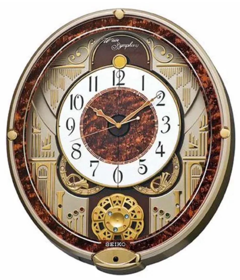 【美品】SEIKO RE568B からくり電波時計